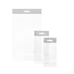 Σακούλες πολυπροπυλενίου PP με αυτοκόλλητο κλείσιμο και τρύπα