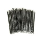 Καλαμάκι Freddo πολλαπλών χρήσεων πλαστικό μαύρο