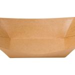 Χάρτινα σκαφάκια φαγητού (Large) 160mm x 110mm x 40mm