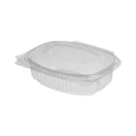 Σκεύος PET Q375T οβάλ με καπάκι